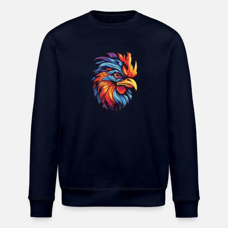 Hahn Porträt - Stanley/Stella Unisex Bio-Sweatshirt ROLLER - Navy