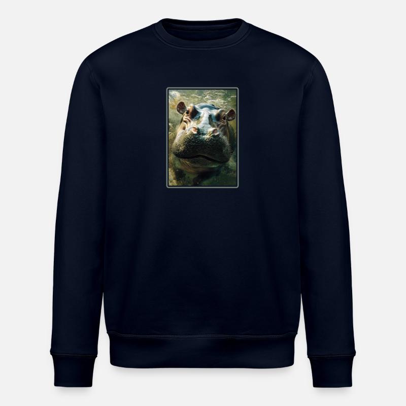 Hippopotame Hippopotame - Sweat bio ROLLER Stanley/Stella Unisexe - marine