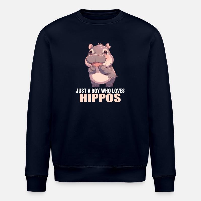 Hippopotame Hippopotame - Sweat bio ROLLER Stanley/Stella Unisexe - marine
