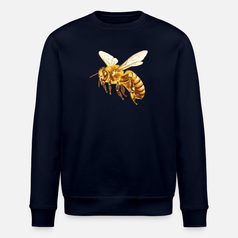 Bienen Biene - Stanley/Stella Unisex Bio-Sweatshirt ROLLER - Navy