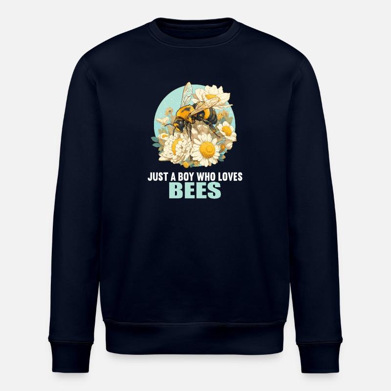 Abeilles Abeille - Sweat bio ROLLER Stanley/Stella Unisexe - marine