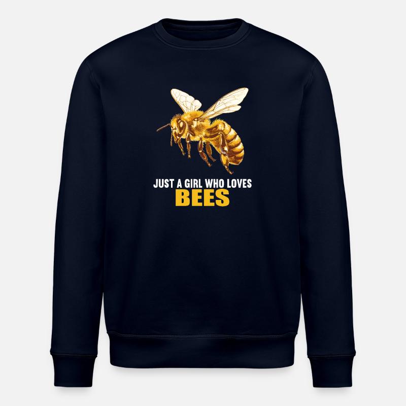 Abeilles Abeille - Sweat bio ROLLER Stanley/Stella Unisexe - marine