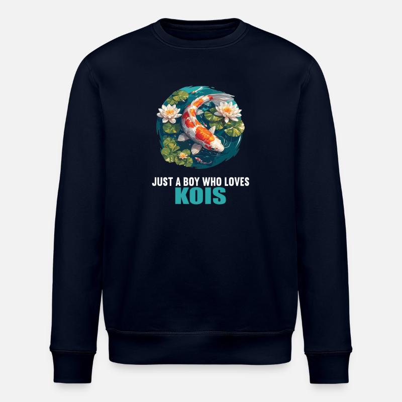 Kois Koi Karpfen - Stanley/Stella Unisex Bio-Sweatshirt ROLLER - Navy