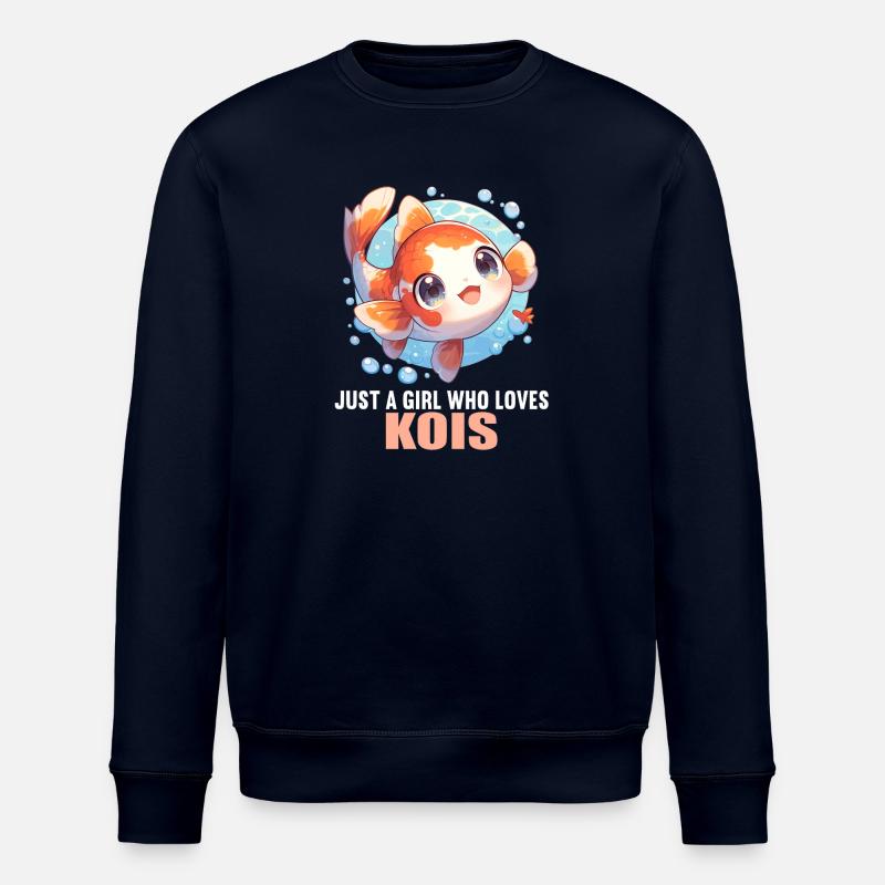 Kois Koi Karpfen - Stanley/Stella Unisex Bio-Sweatshirt ROLLER - Navy