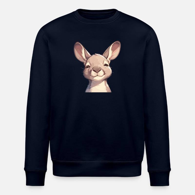 Kangaroos Kangaroo - Stanley/Stella ROLLER Unisex Organic Sweatshirt - navy