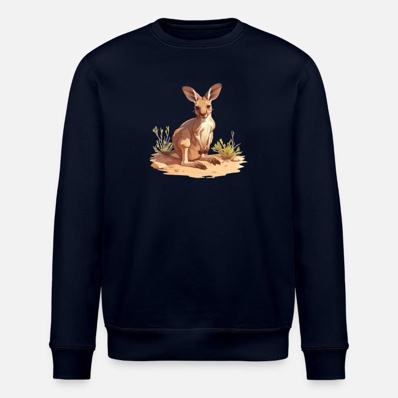 Kängurus Känguru - Stanley/Stella Unisex Bio-Sweatshirt ROLLER - Navy
