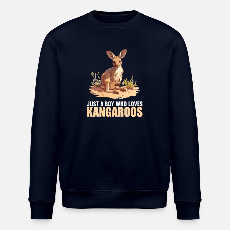 Kängurus Känguru - Stanley/Stella Unisex Bio-Sweatshirt ROLLER - Navy