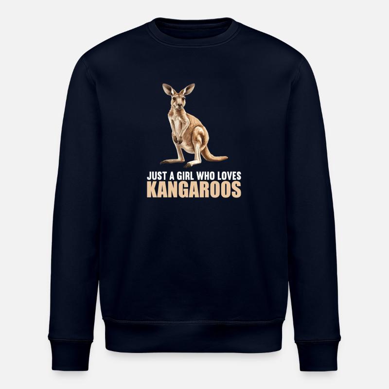 Kängurus Känguru - Stanley/Stella Unisex Bio-Sweatshirt ROLLER - Navy