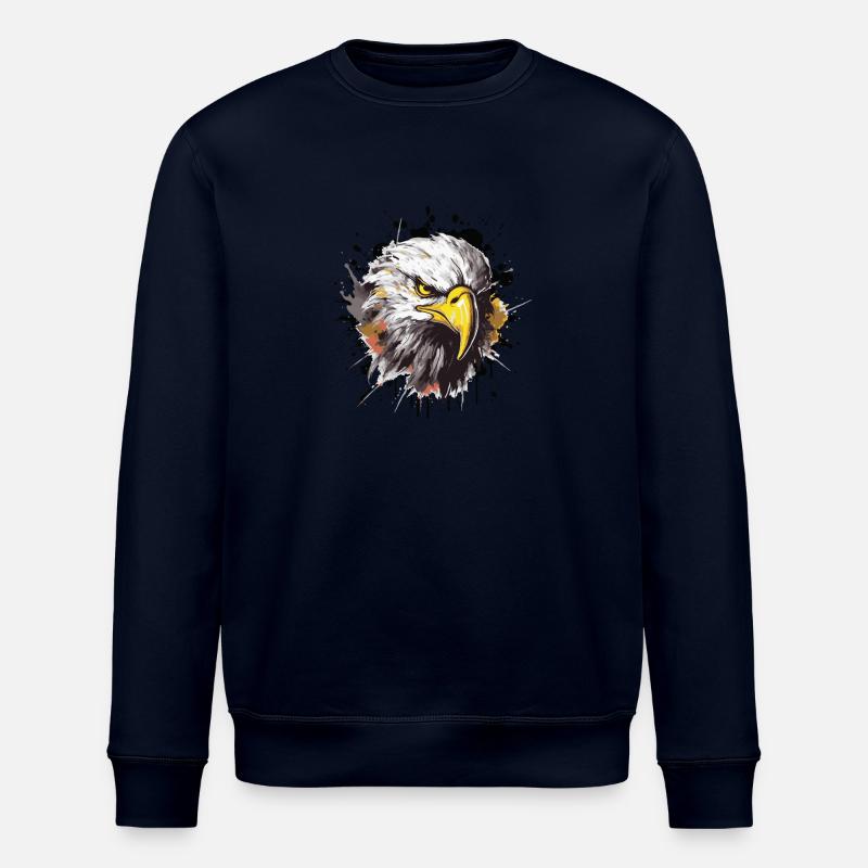 Adler Kopf Symbol Tier - Stanley/Stella Unisex Bio-Sweatshirt ROLLER - Navy