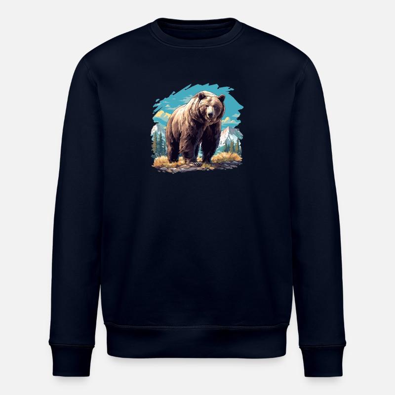 Kodiakbären Kodiakbär - Stanley/Stella Unisex Bio-Sweatshirt ROLLER - Navy
