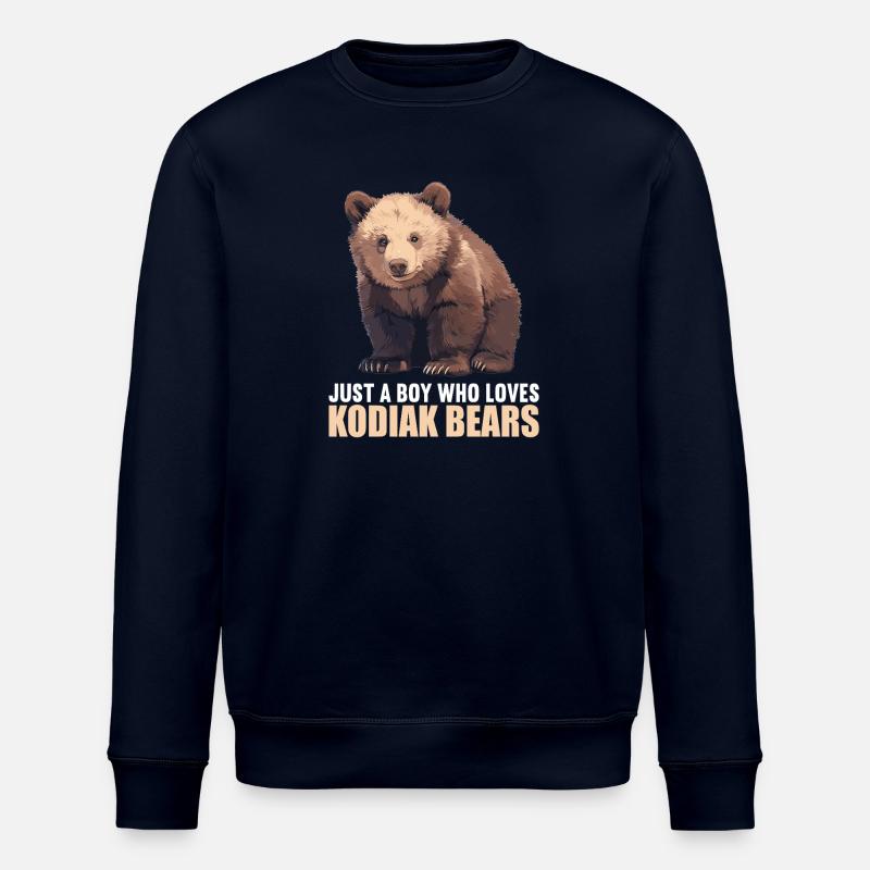 Kodiak Bear Kodiak Bear - Stanley/Stella ROLLER Unisex Organic Sweatshirt - navy