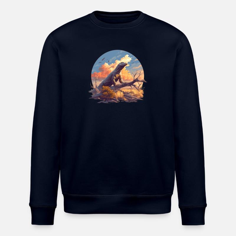 Komodowarane Komodowaran - Stanley/Stella Unisex Bio-Sweatshirt ROLLER - Navy