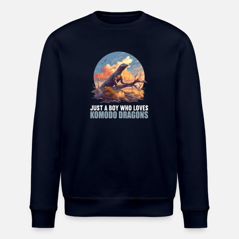 Komodowarane Komodowaran - Stanley/Stella Unisex Bio-Sweatshirt ROLLER - Navy