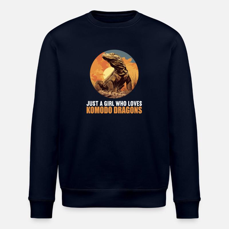 Komodowarane Komodowaran - Stanley/Stella Unisex Bio-Sweatshirt ROLLER - Navy