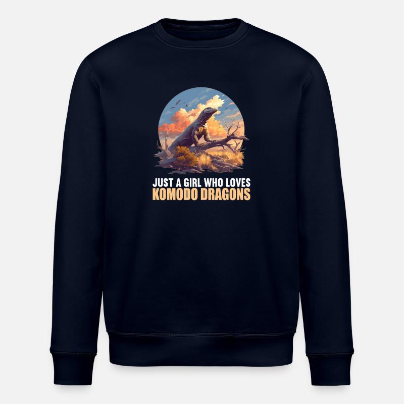 Komodowarane Komodowaran - Stanley/Stella Unisex Bio-Sweatshirt ROLLER - Navy