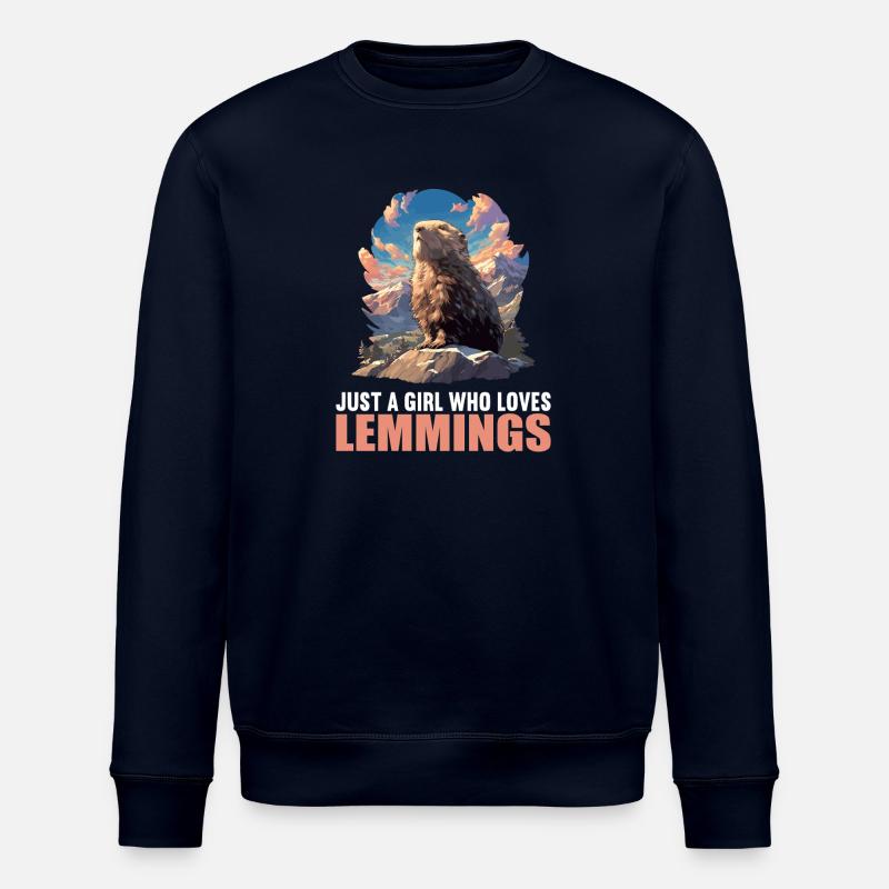 Lemmings Lemming - Sweat bio ROLLER Stanley/Stella Unisexe - marine