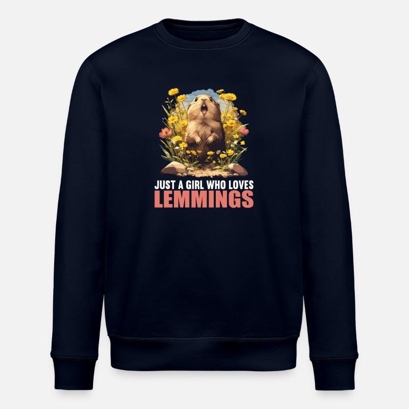 Lemmings Lemming - Sweat bio ROLLER Stanley/Stella Unisexe - marine