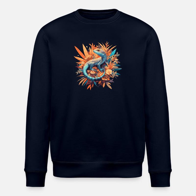 Lizards Lizard - Stanley/Stella ROLLER Unisex Organic Sweatshirt - navy