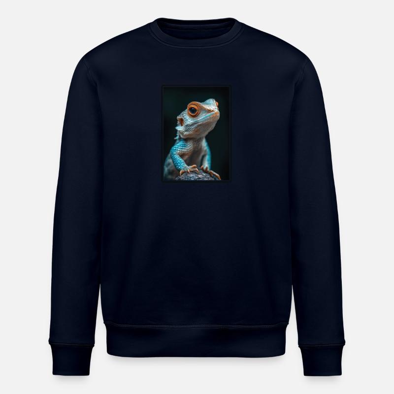 Lizards Lizard - Stanley/Stella ROLLER Unisex Organic Sweatshirt - navy