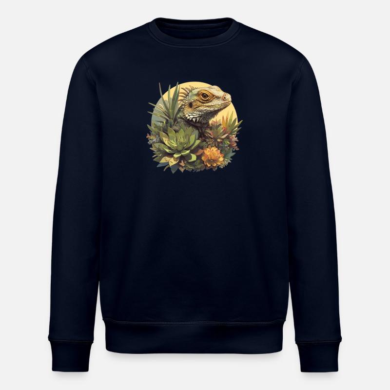 Eidechsen Eidechse - Stanley/Stella Unisex Bio-Sweatshirt ROLLER - Navy