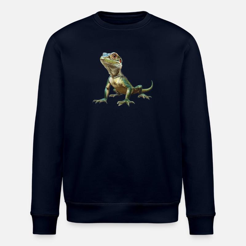 Eidechsen Eidechse - Stanley/Stella Unisex Bio-Sweatshirt ROLLER - Navy