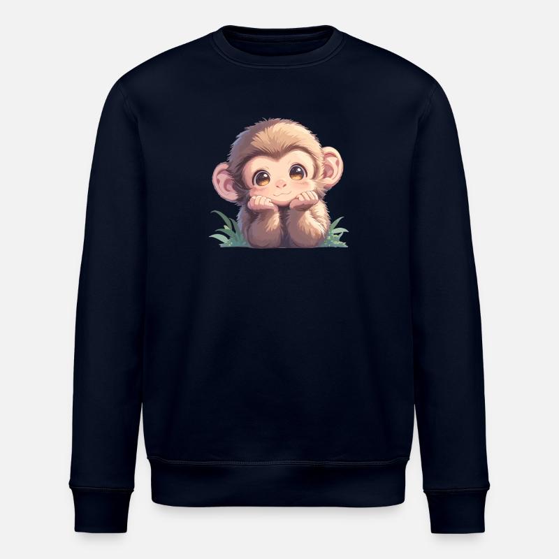 Macaque Macaque - Sweat bio ROLLER Stanley/Stella Unisexe - marine