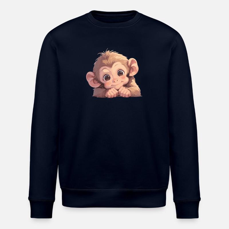 Macaque Macaque - Sweat bio ROLLER Stanley/Stella Unisexe - marine