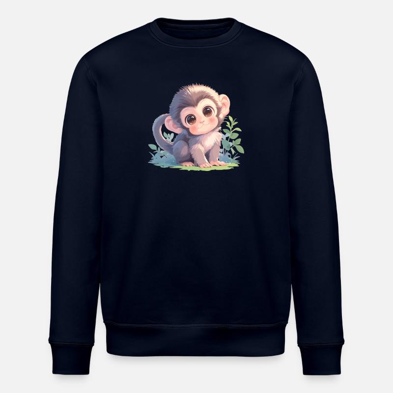 Makaken Makake - Stanley/Stella Unisex Bio-Sweatshirt ROLLER - Navy