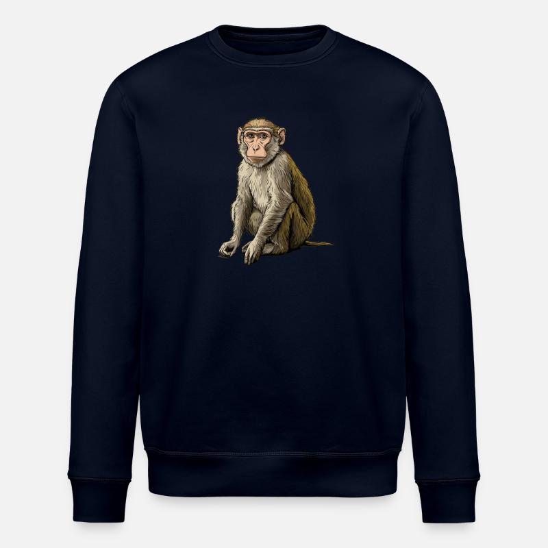Makaken Makake - Stanley/Stella Unisex Bio-Sweatshirt ROLLER - Navy