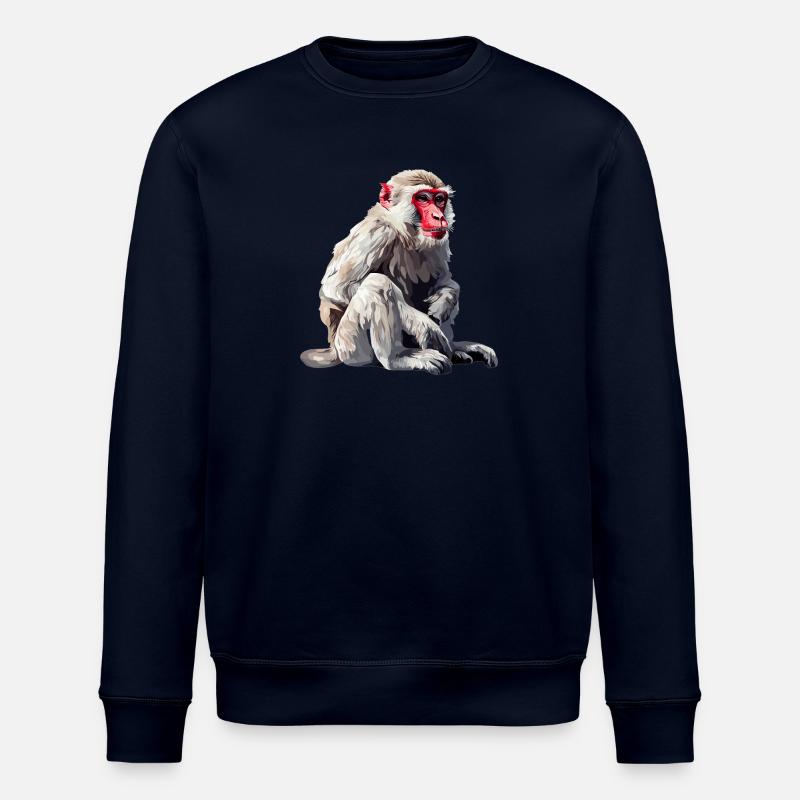 Makaken Makake - Stanley/Stella Unisex Bio-Sweatshirt ROLLER - Navy