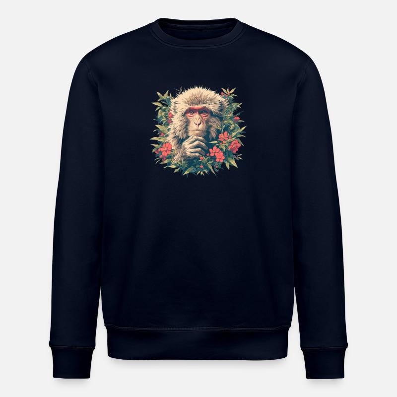 Macaque Macaque - Sweat bio ROLLER Stanley/Stella Unisexe - marine