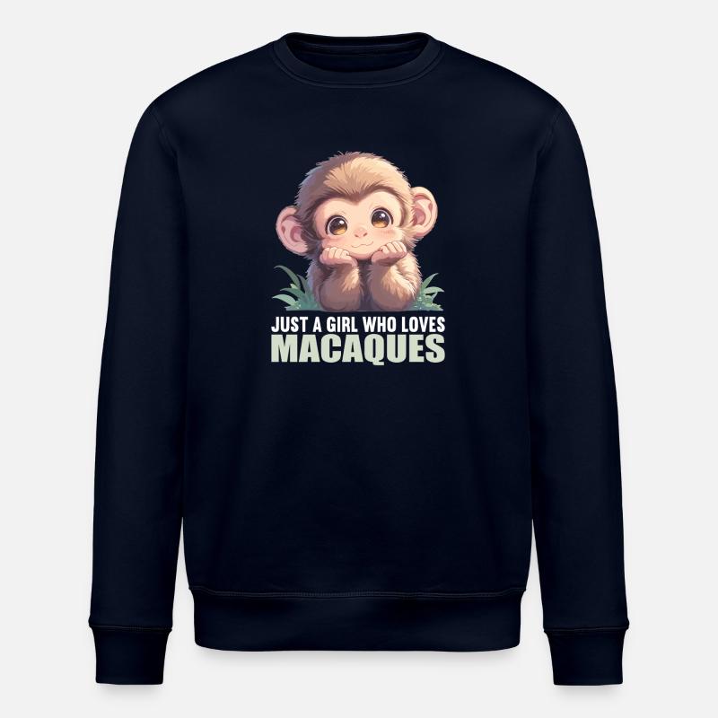 Makaken Makake - Stanley/Stella Unisex Bio-Sweatshirt ROLLER - Navy