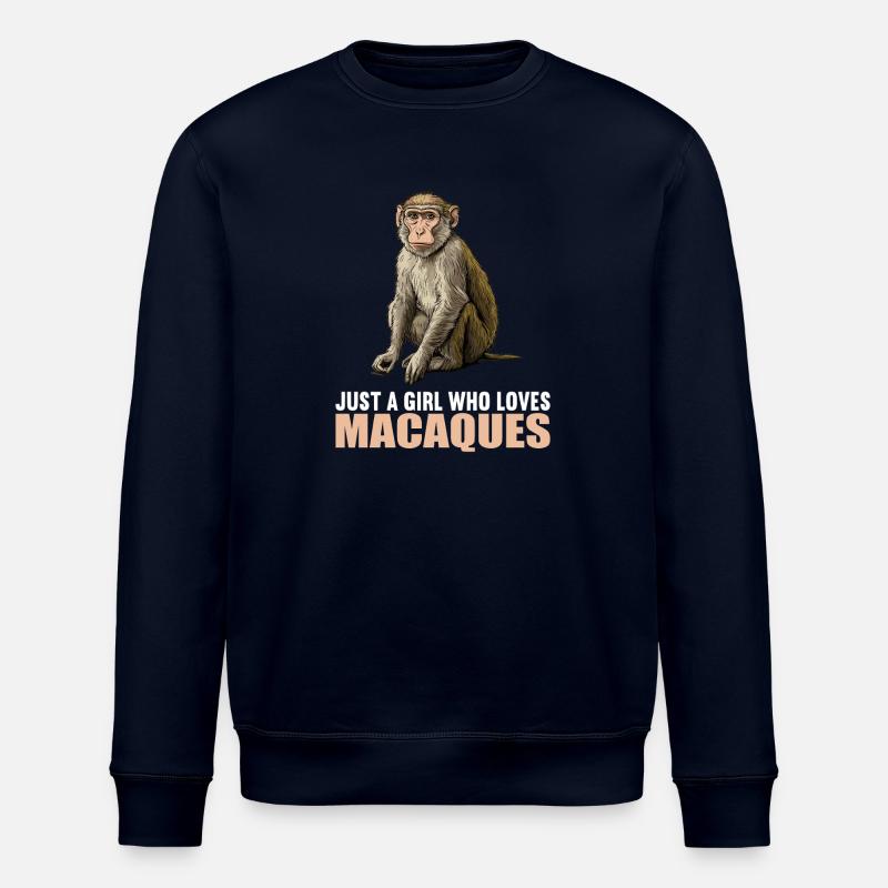Macaque Macaque - Stanley/Stella ROLLER Unisex Organic Sweatshirt - navy