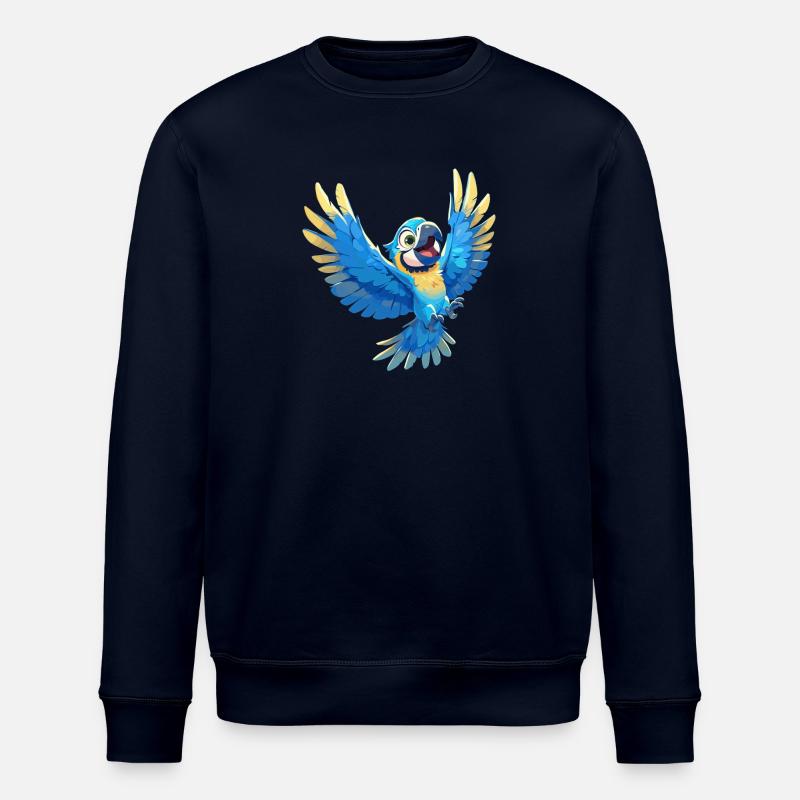 Macaw's Era - Stanley/Stella ROLLER Unisex Organic Sweatshirt - navy