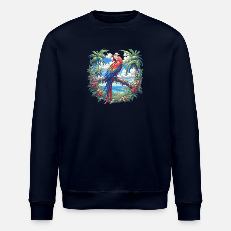 Macaw's Era - Stanley/Stella ROLLER Unisex Organic Sweatshirt - navy