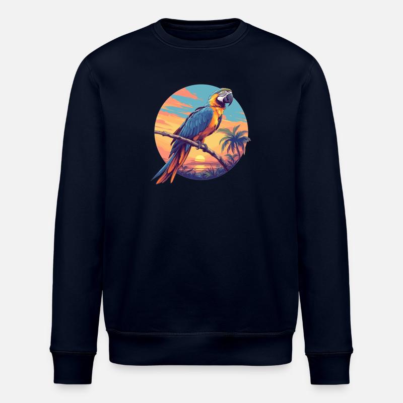 Macaw's Era - Stanley/Stella ROLLER Unisex Organic Sweatshirt - navy
