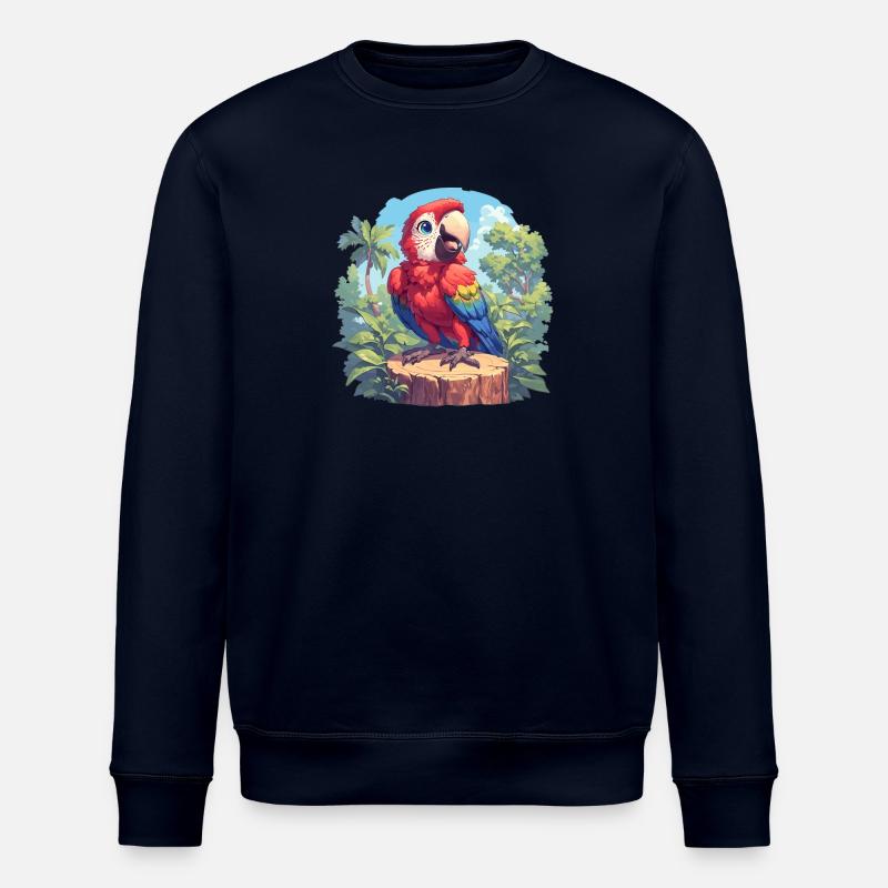 Macaw's Era - Stanley/Stella ROLLER Unisex Organic Sweatshirt - navy