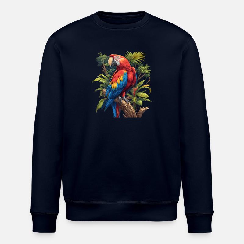Macaw's Era - Stanley/Stella ROLLER Unisex Organic Sweatshirt - navy