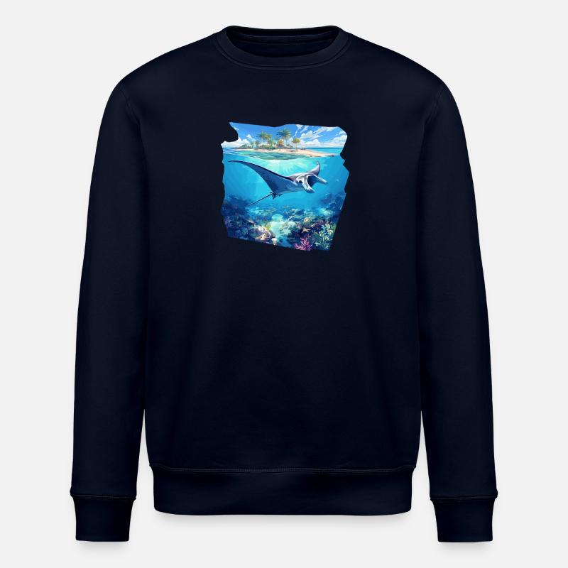 Mantas Manta Rochen - Stanley/Stella Unisex Bio-Sweatshirt ROLLER - Navy