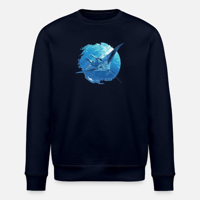 Manta Rays Manta Rays - Stanley/Stella ROLLER Unisex Organic Sweatshirt - navy