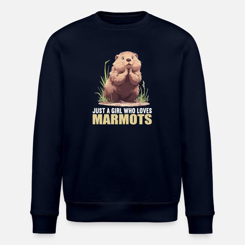 Marmottes Marmottes - Sweat bio ROLLER Stanley/Stella Unisexe - marine