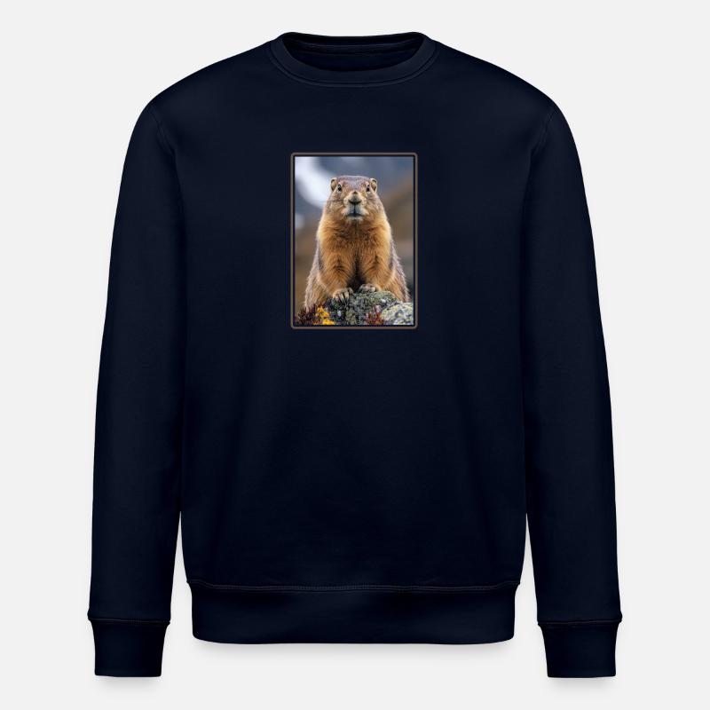 Marmottes Marmottes - Sweat bio ROLLER Stanley/Stella Unisexe - marine