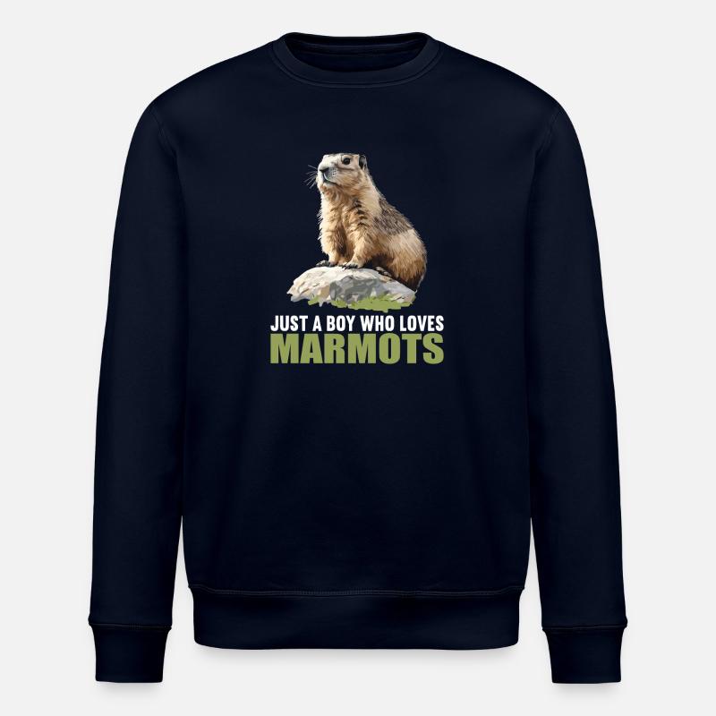 Marmottes Marmottes - Sweat bio ROLLER Stanley/Stella Unisexe - marine