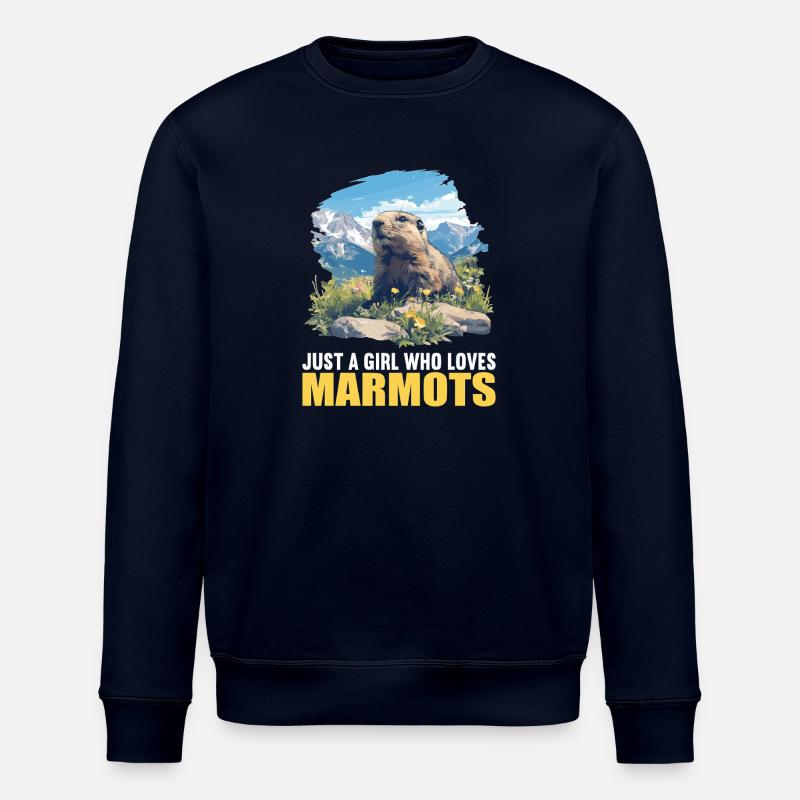 Marmottes Marmottes - Sweat bio ROLLER Stanley/Stella Unisexe - marine