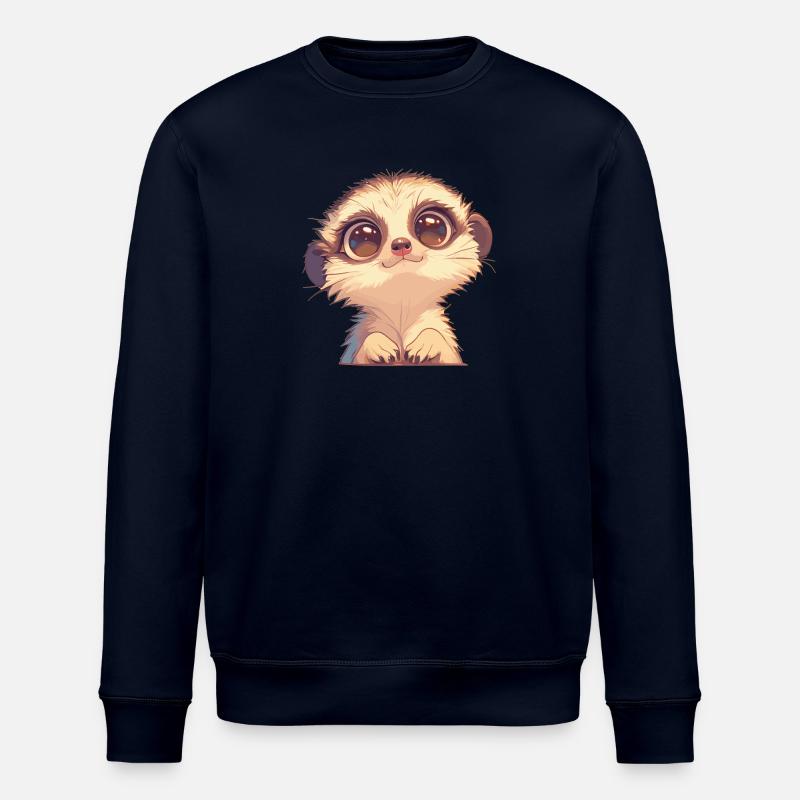 Meerkat Erdmännchen - Stanley/Stella Unisex Bio-Sweatshirt ROLLER - Navy