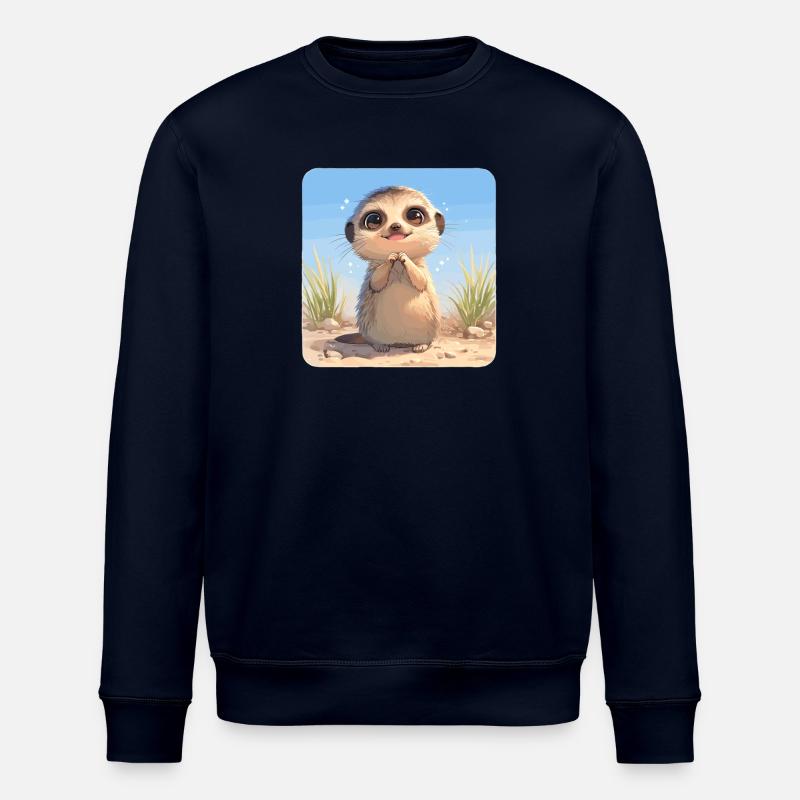 Meerkat Erdmännchen - Sweat bio ROLLER Stanley/Stella Unisexe - marine