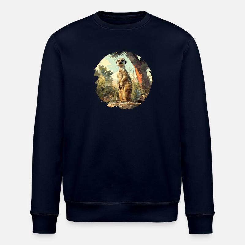 Meerkat Erdmännchen - Sweat bio ROLLER Stanley/Stella Unisexe - marine