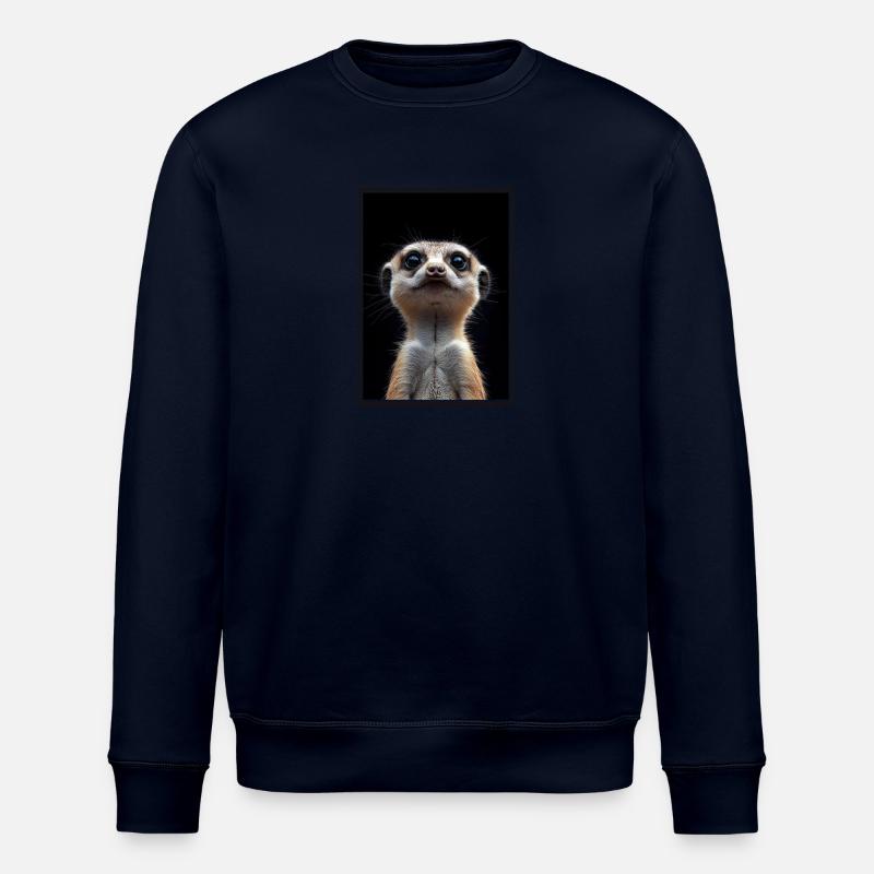Meerkat Erdmännchen - Stanley/Stella Unisex Bio-Sweatshirt ROLLER - Navy