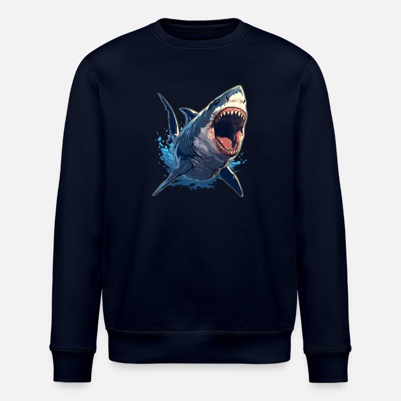 Megalodons Megalodon - Stanley/Stella Unisex Bio-Sweatshirt ROLLER - Navy