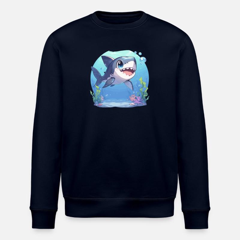 Mégalodons Megalodon - Sweat bio ROLLER Stanley/Stella Unisexe - marine